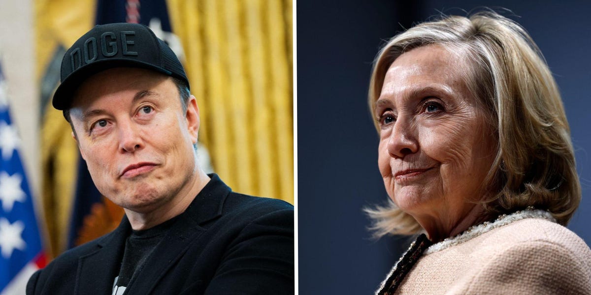 Hillary Clinton lanza dardo a Elon Musk en pleno escándalo Epstein