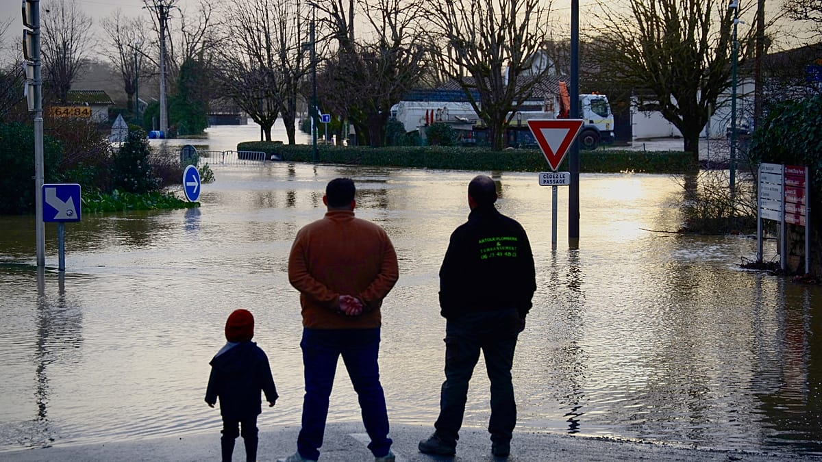 Francia bajo agua: 35 días de lluvia provocan evacuaciones masivas