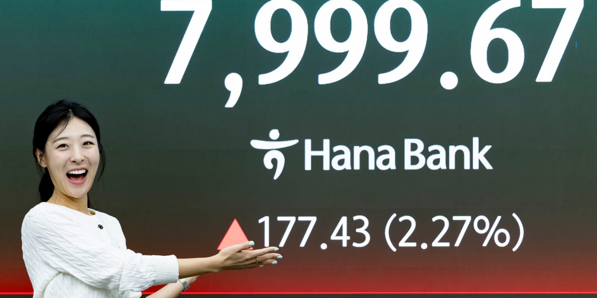 IA dispara la bolsa de Corea del Sur: subida histórica del 80% en 2024