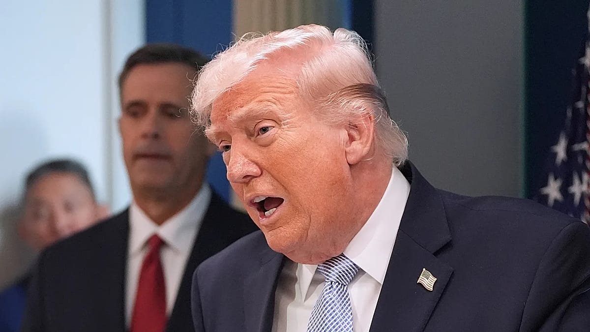 Trump amenaza a Irán: "Podría caer en una noche"