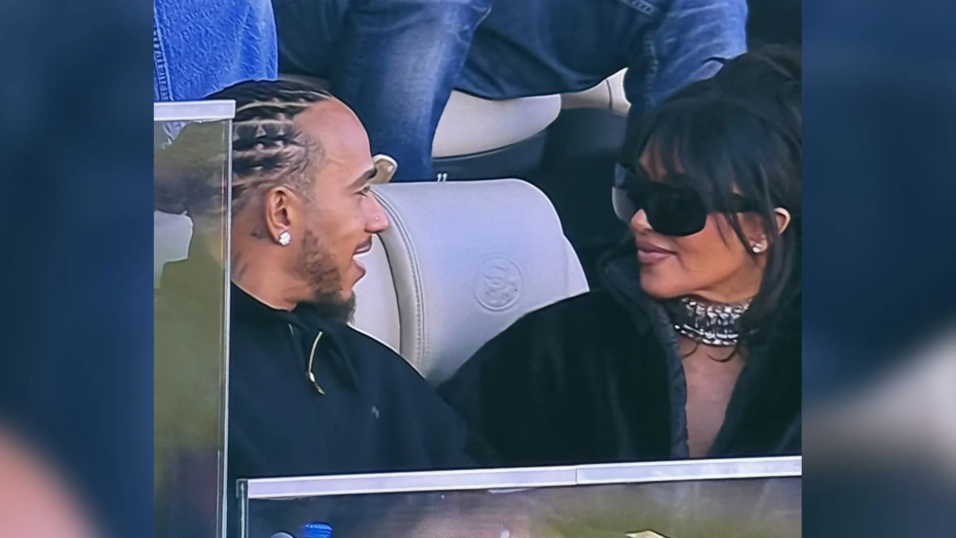 Hamilton y Kardashian juntos por primera vez en el Super Bowl