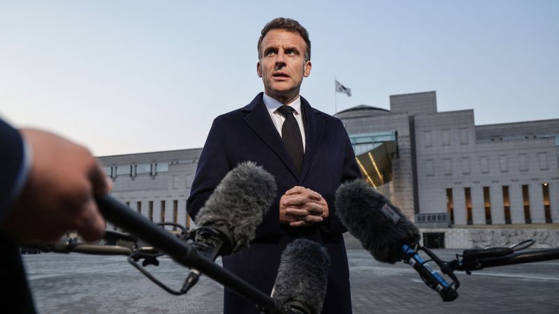 Trump se burla de la esposa de Macron en plena bronca por Irán